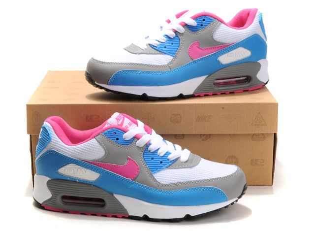Nike Air Max Shoes Womens Blue/White/Pink Online